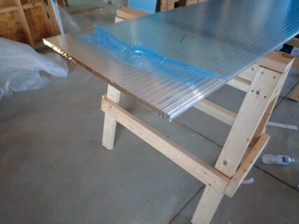 Polycarbonate Handling Information Del Sol Greenhouses and Sunrooms Aluminum tape