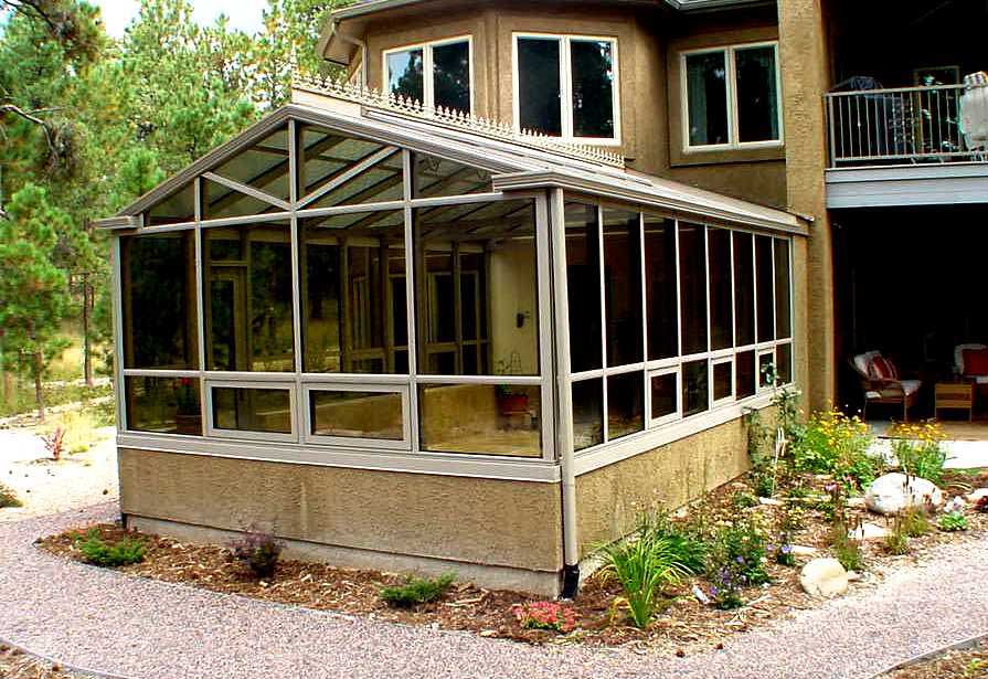 Colorado conservatories, sunrooms, pool enclosures, spa sunrooms, patio enclosures, attached greenhouses,